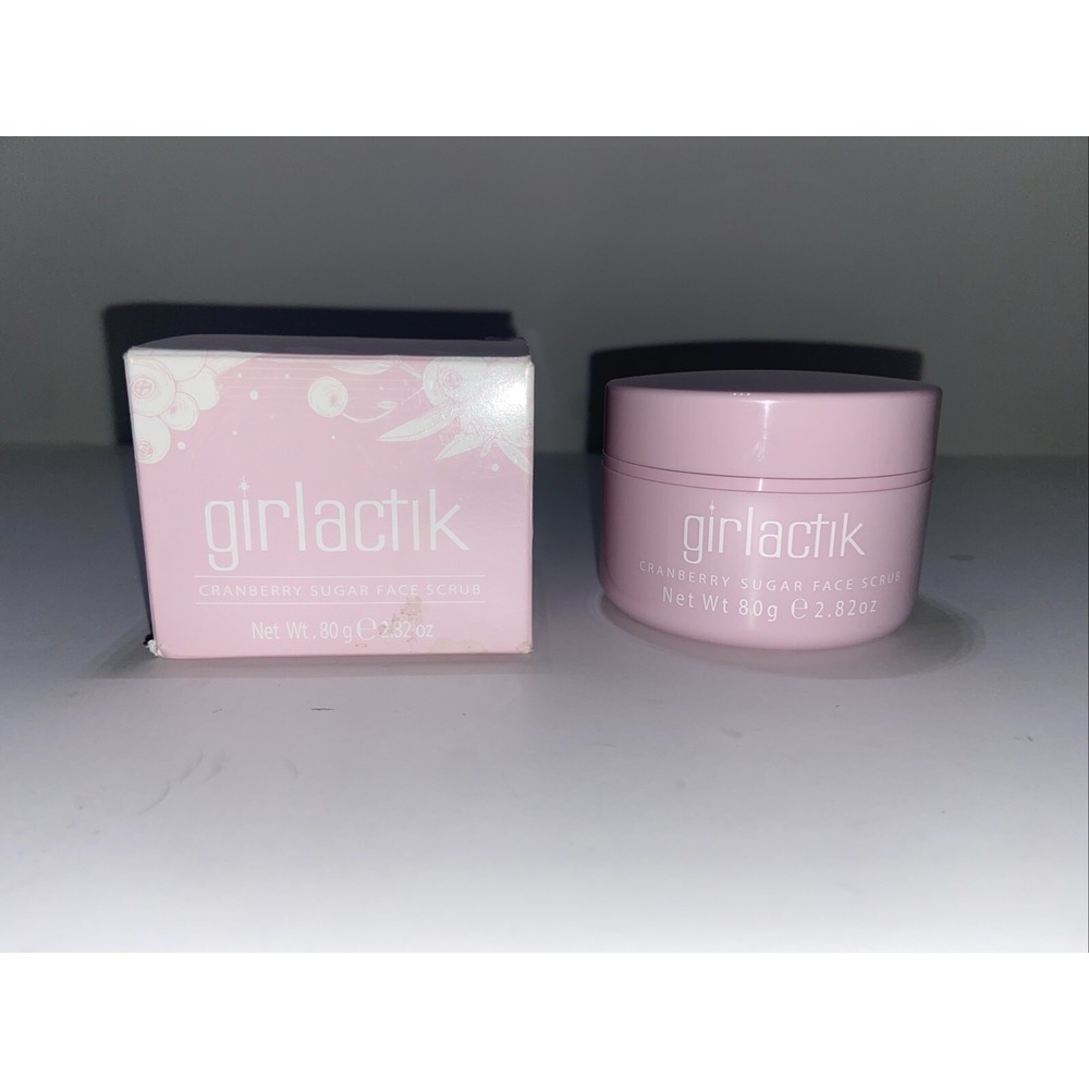 Girlactik Cranberry Sugar Face Scrub Full Size 2.82 oz/80g.